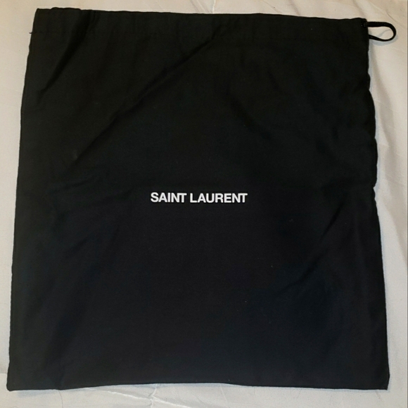 Last CALL Saint Laurent YSL Black Dustbag Perfect for Yves Saint Laurent WOC - Picture 1 of 8